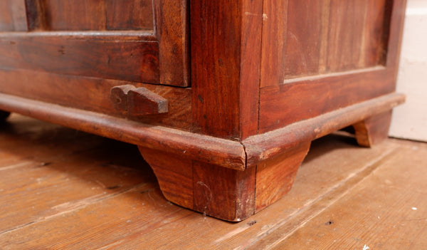 Vintage Indian Cupboard Hardwood GOTHIC Arch Rustic Cabinet Sideboard Drawer